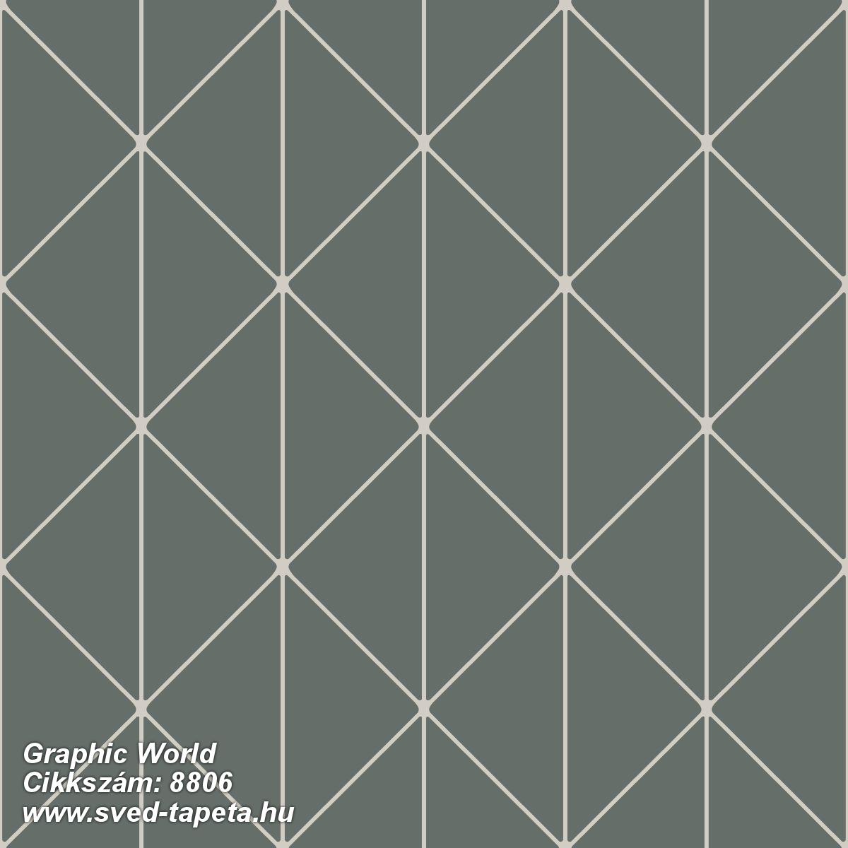 Graphic World 8806 cikkszámú svéd ECOgyártmányú designtapéta